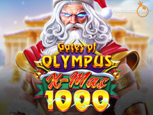 Spēles Gates of Olympus Xmas 1000 priekšskatījums ar Ziemassvētku tēmu un Zevu